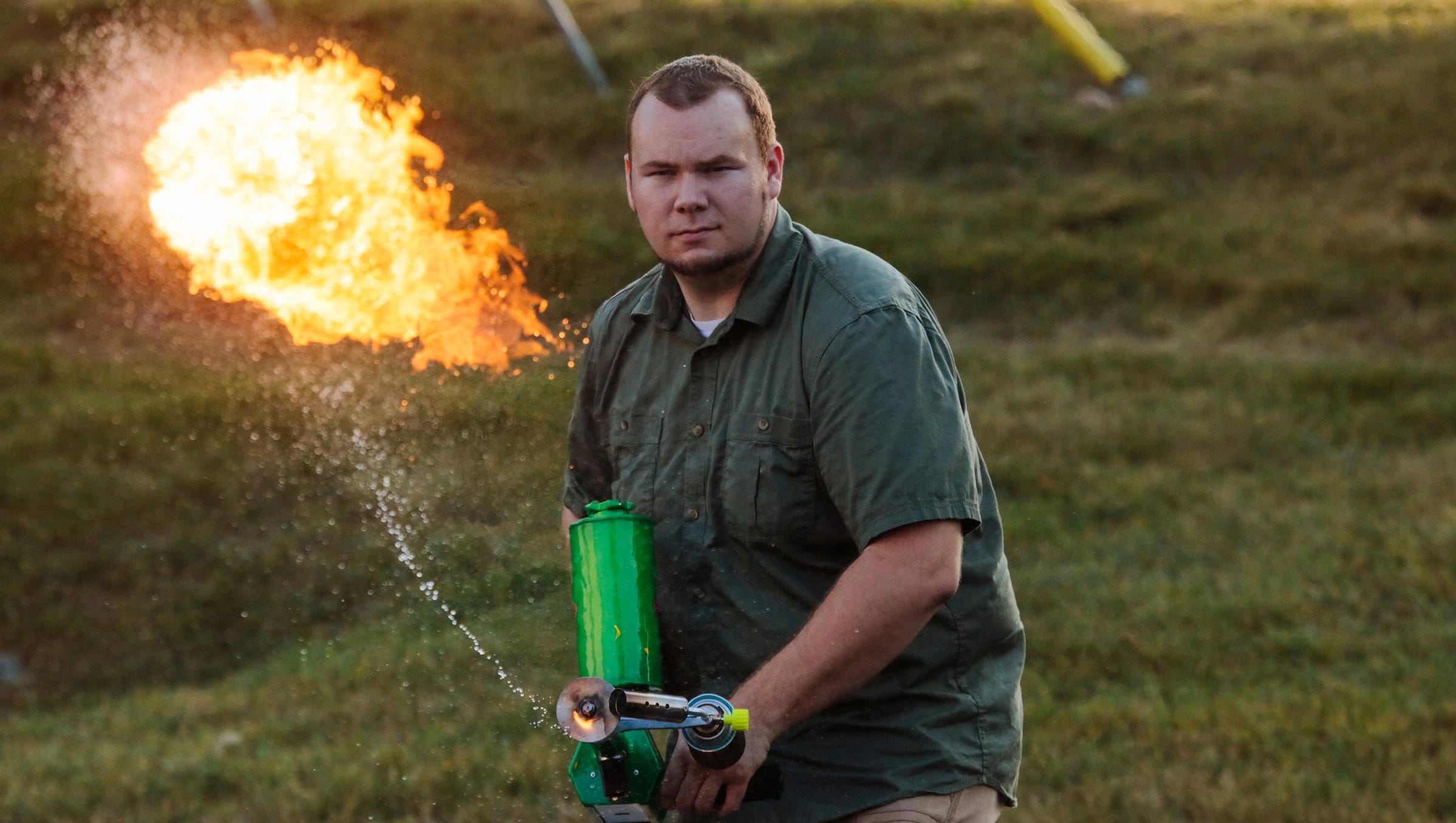 A Right To Own Flamethrowers Warren Mayor Wants Them Banned