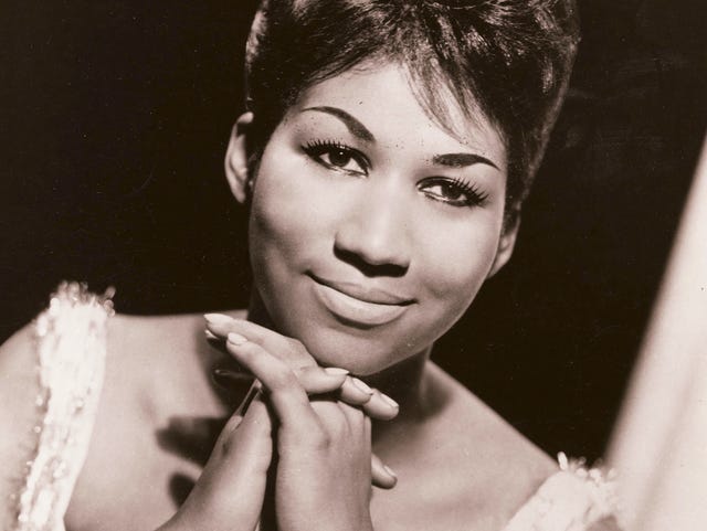 Aretha Franklin early in her career.