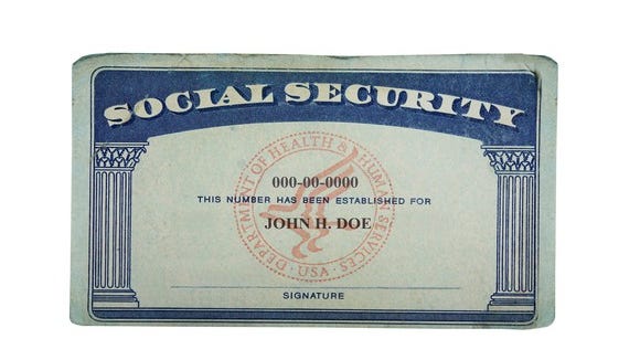 photocopy of id for social security card