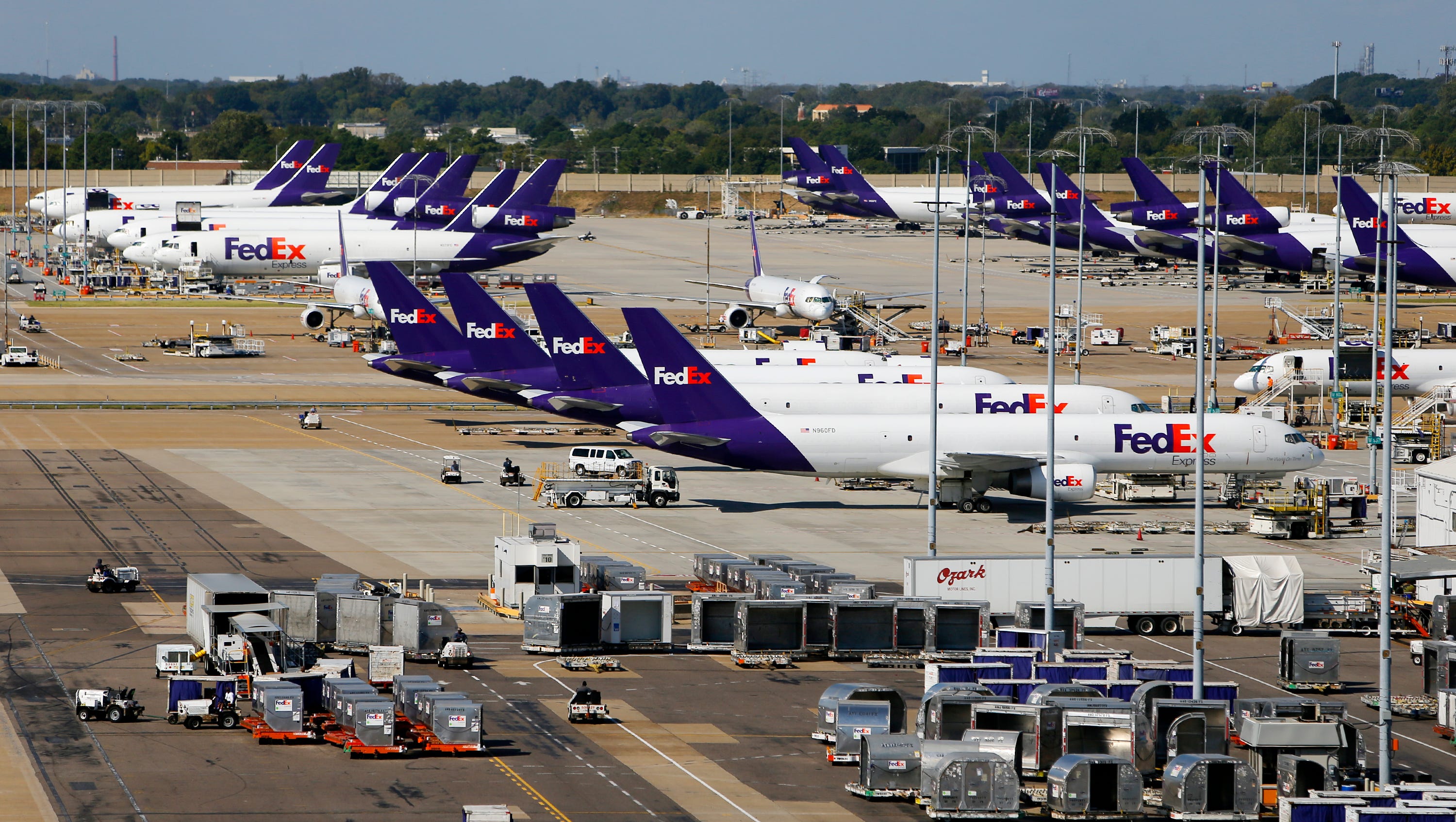 fedex forklift accident