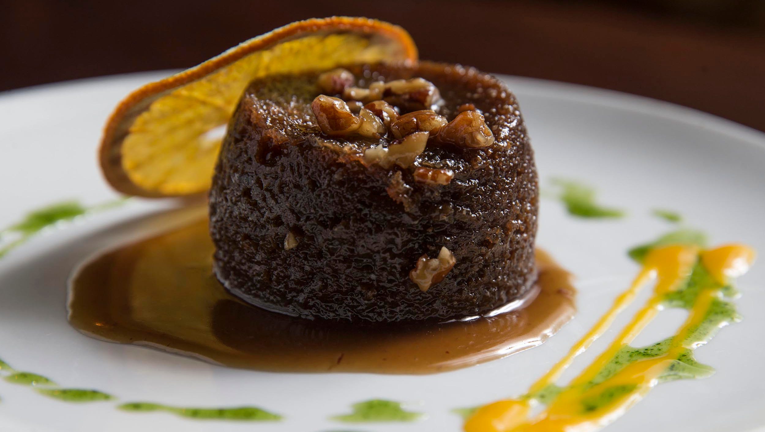 The warm sticky toffee cake is a signature dessert at 618 Restaurant in Freehold Borough.