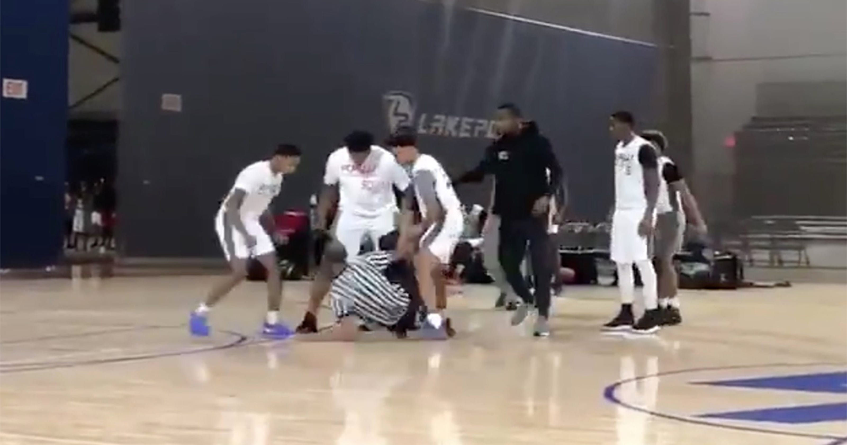 Players and referees brawl at AAU basketball game in Atlanta