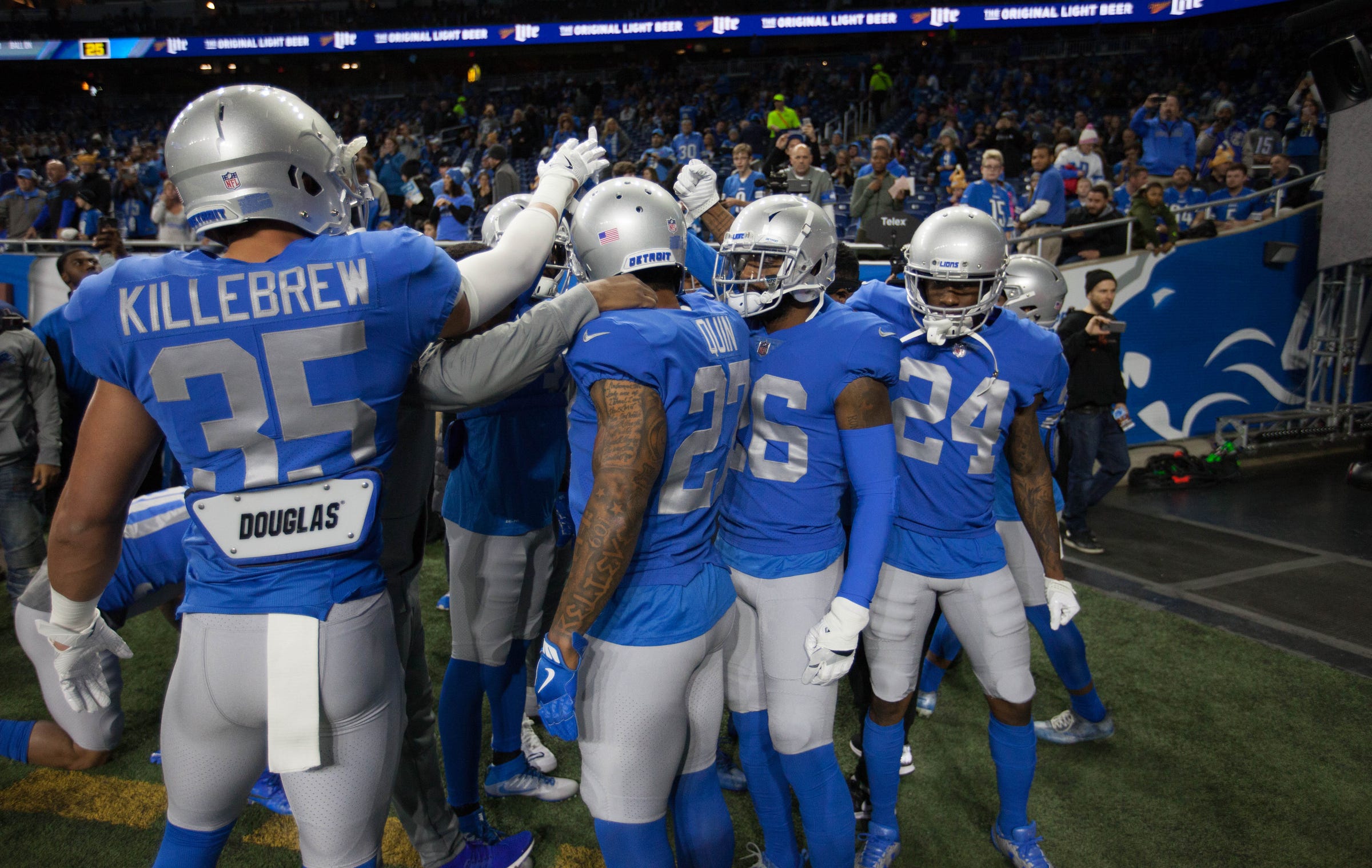 Lions' throwback uniforms will have to wait