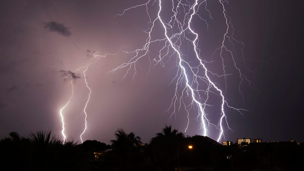 Cape Coral parks lightning detection system online