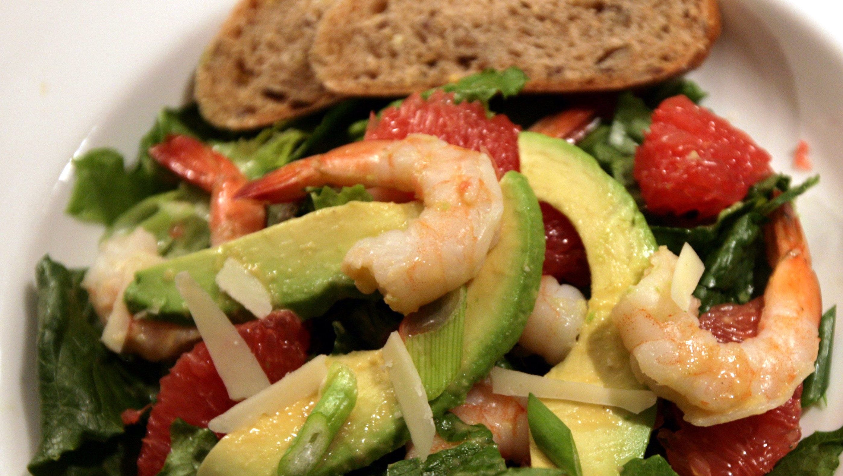 shrimp grapefruit salad