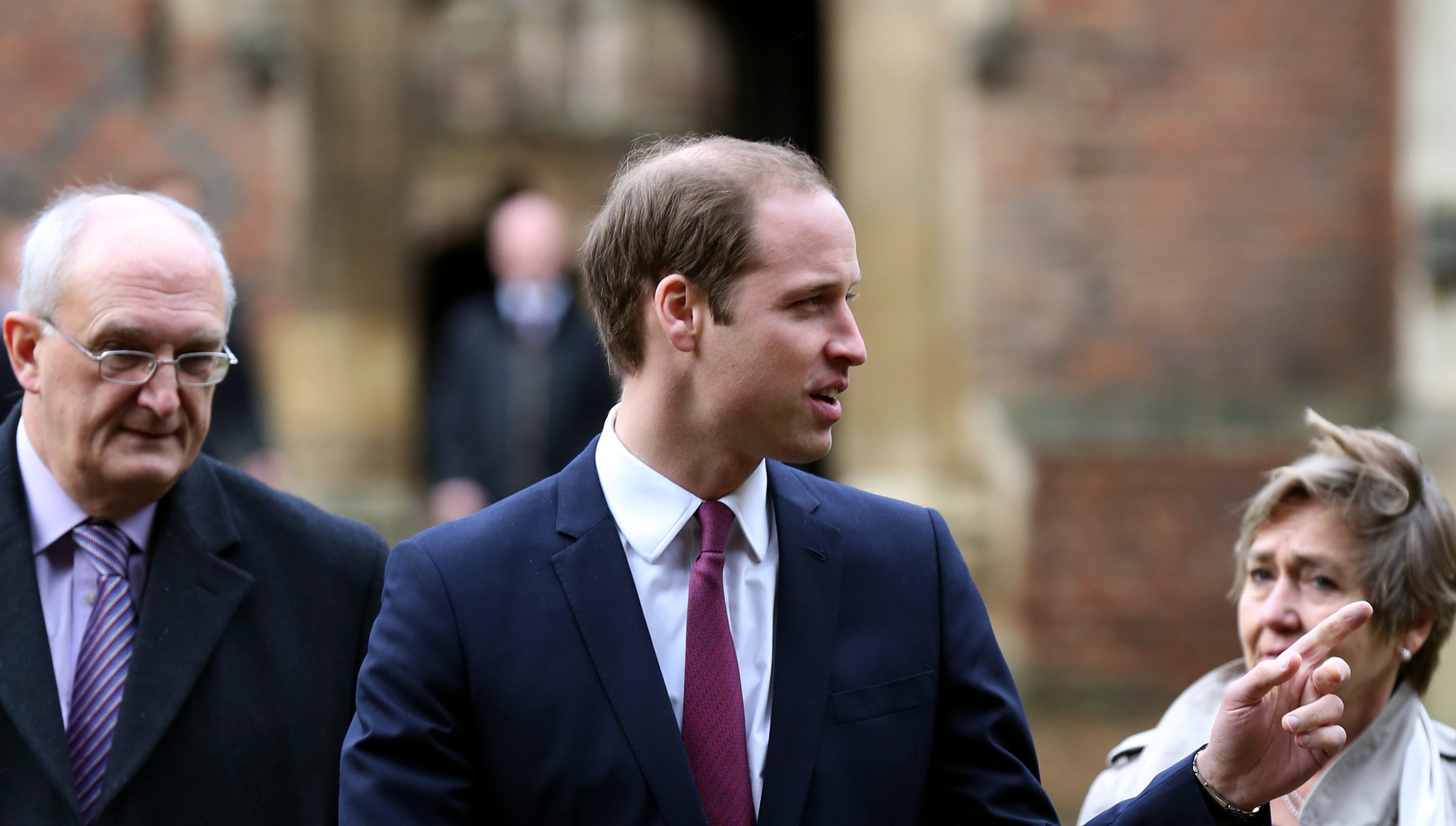 Prince William Goes Back To College — In A Suit And Tie