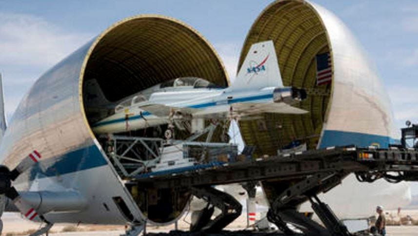 NASA S Super Guppy To Land At Lahm Tuesday   635817138726927974 Capture NASA Super Guppy.JPG