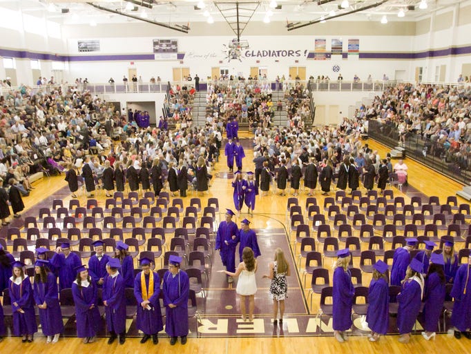 Fowlerville High School 2016 graduation
