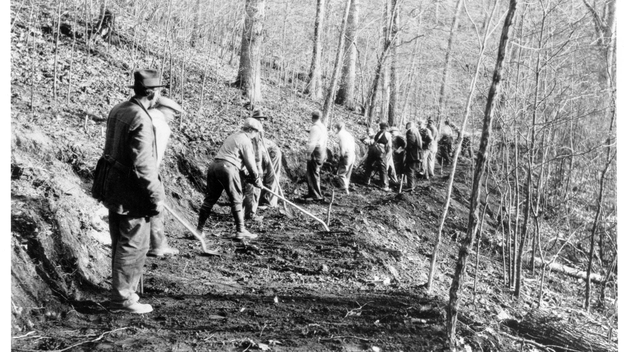 Portrait Of The Past: CCC Workers In Asheville