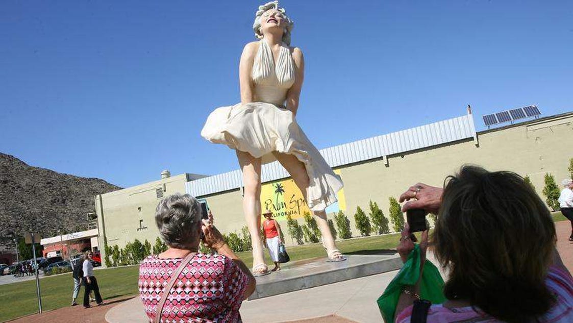 Palm Springs Hopes To Hang On To Forever Marilyn 2213