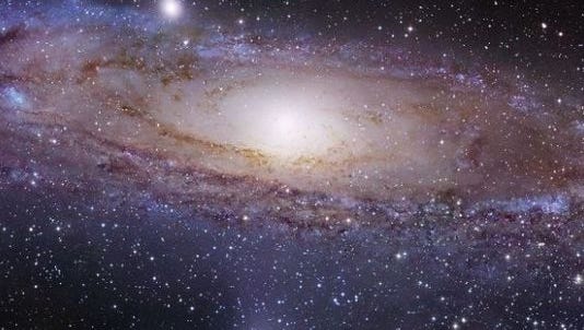 Andromeda Galaxy, as seen from the Hubble telescope.