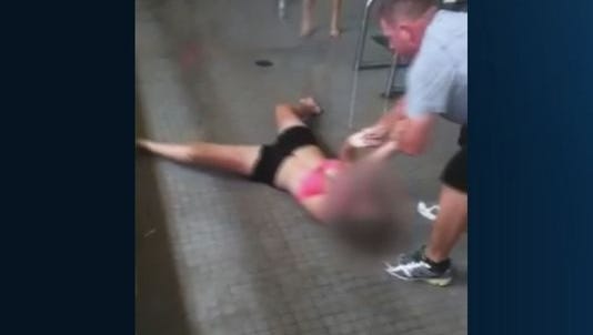 Porn Xnxx Schoolgirl America - Video shows teacher forcing girl to school pool