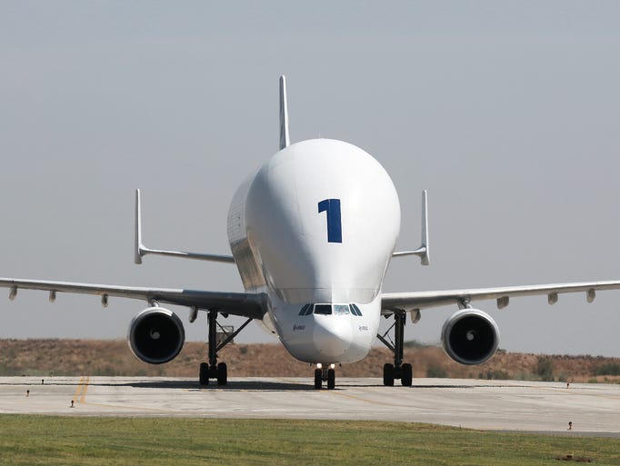 A look at the Airbus 'Beluga' super transport aircraft