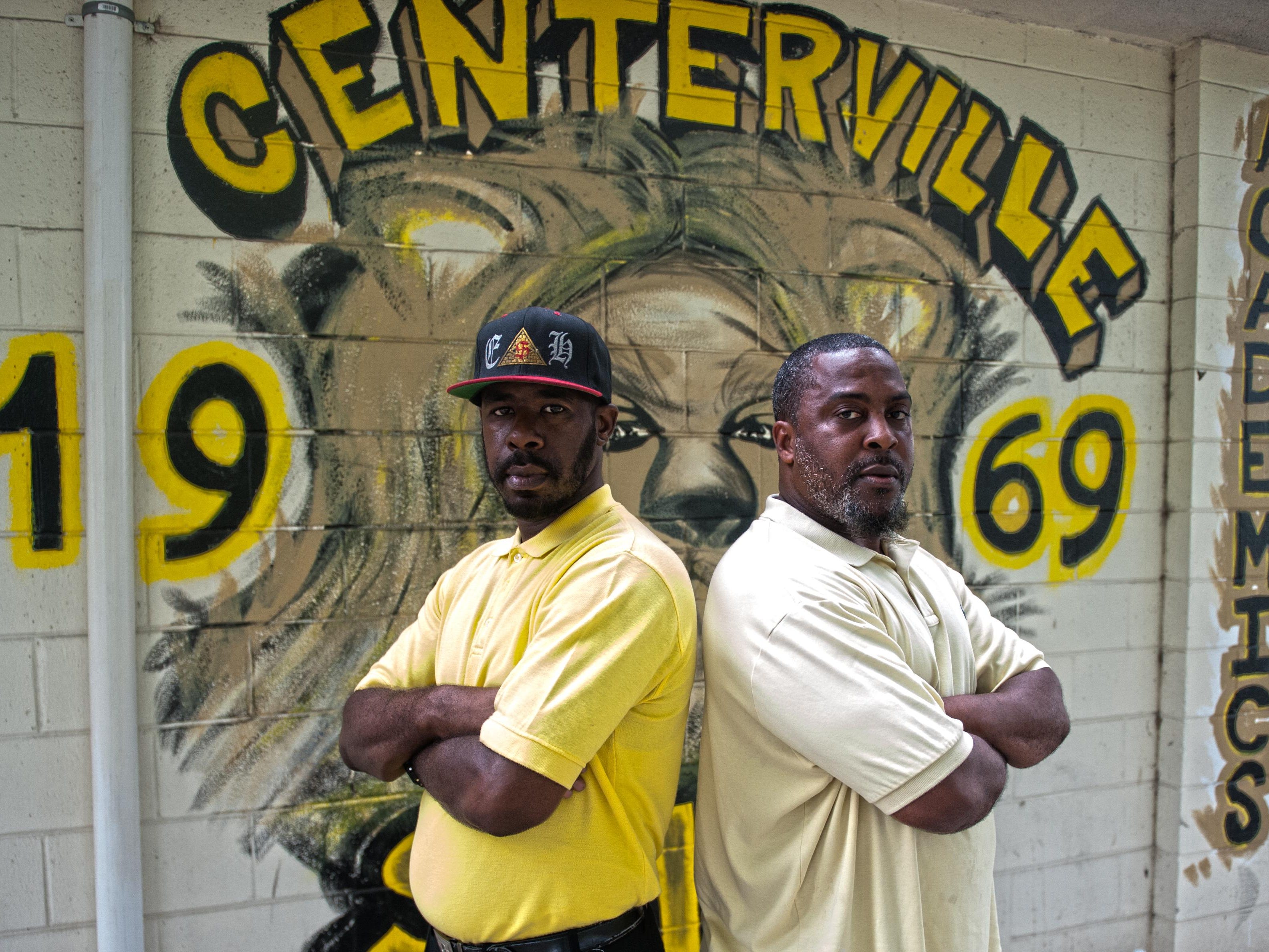 Rashaan Hornsby (left) and Rasheed Pollard of Camden will hold a football camp on Saturday. Jose F. Moreno Courier-Post
