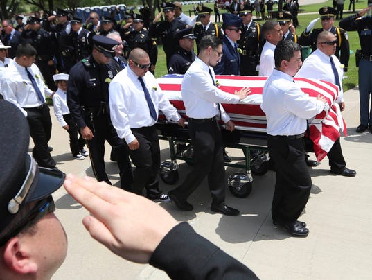 Thousands Pay Respects To Fallen Dallas Police Officer