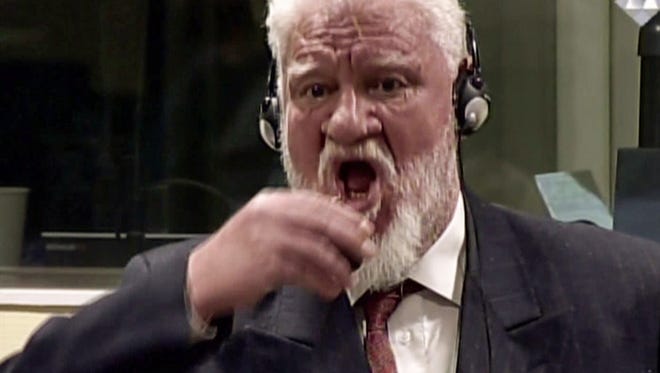 Slobodan Praljak Bosnian War Criminal Dies After Drinking Poison