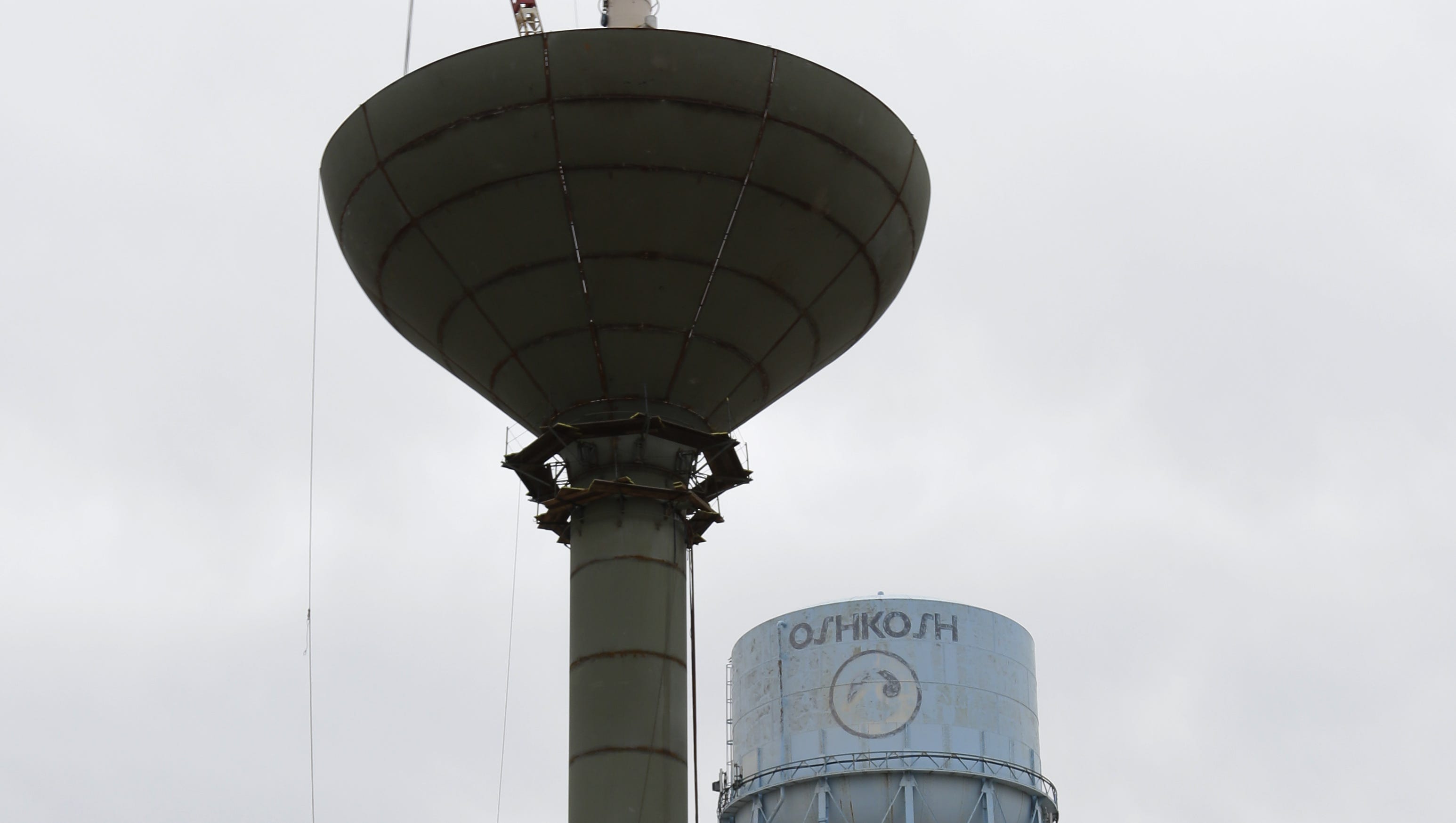 Work progresses on new Oshkosh water tower