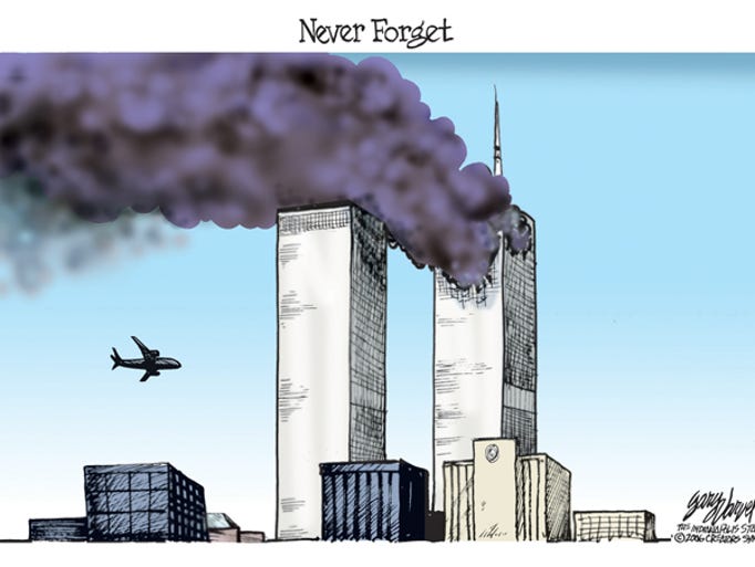 Gary Varvel's 911 remembrance cartoons