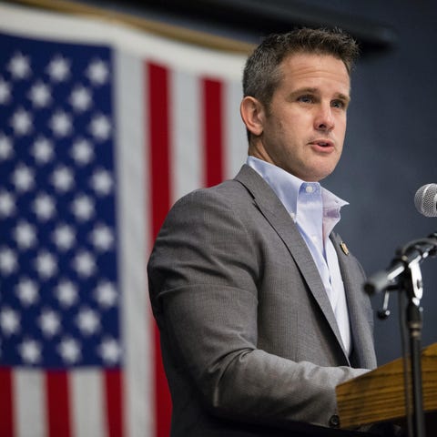 U.S. Rep. Adam Kinzinger in Rockford in 2016.