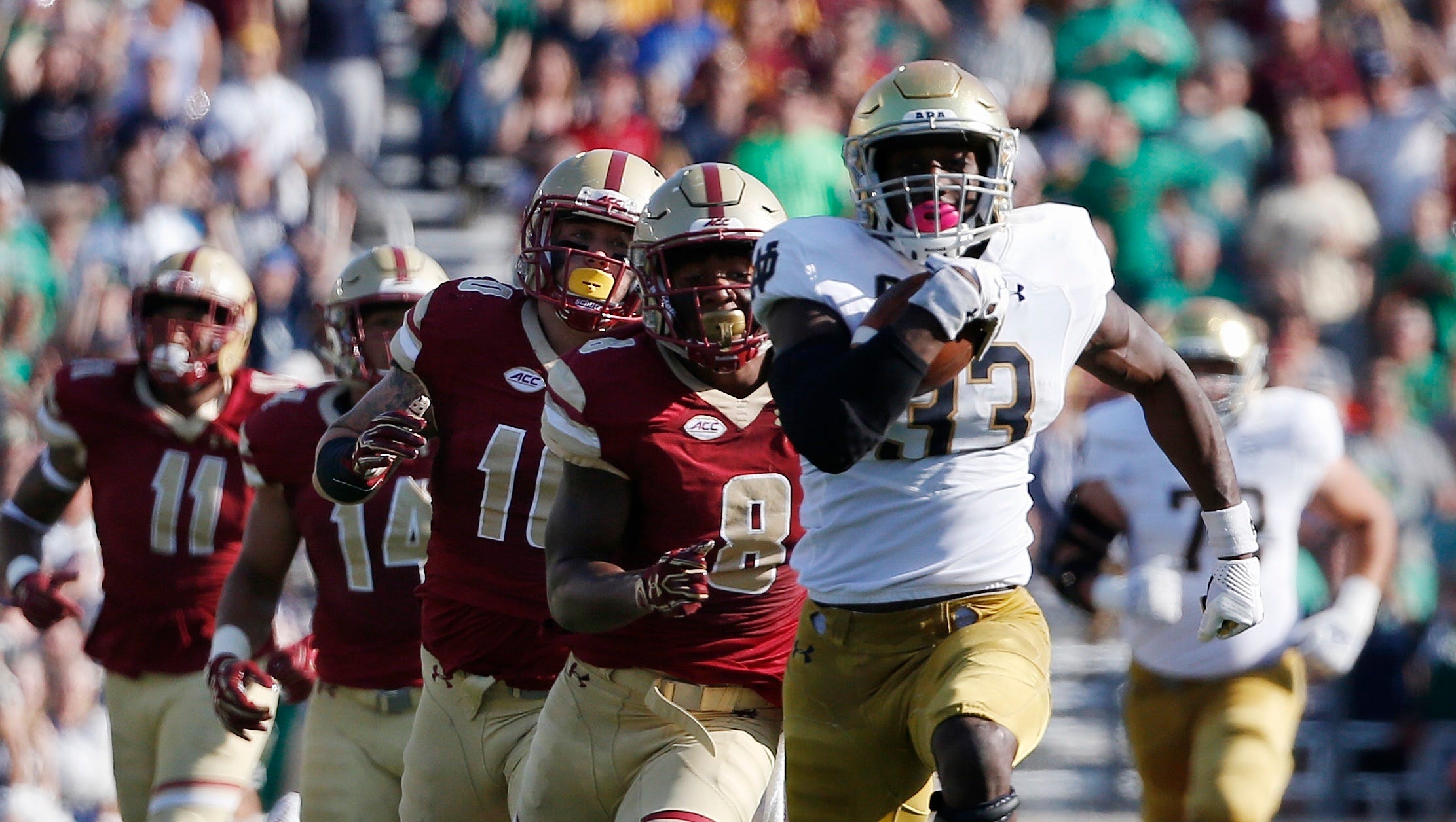 3 Reasons Why Notre Dame Football Beat Boston College, 49-20