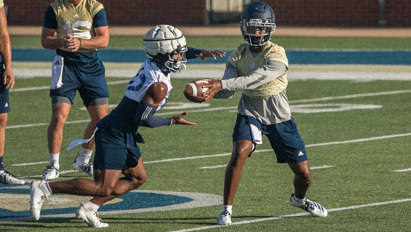 Georgia Southern football team starts game week with excitement, questions