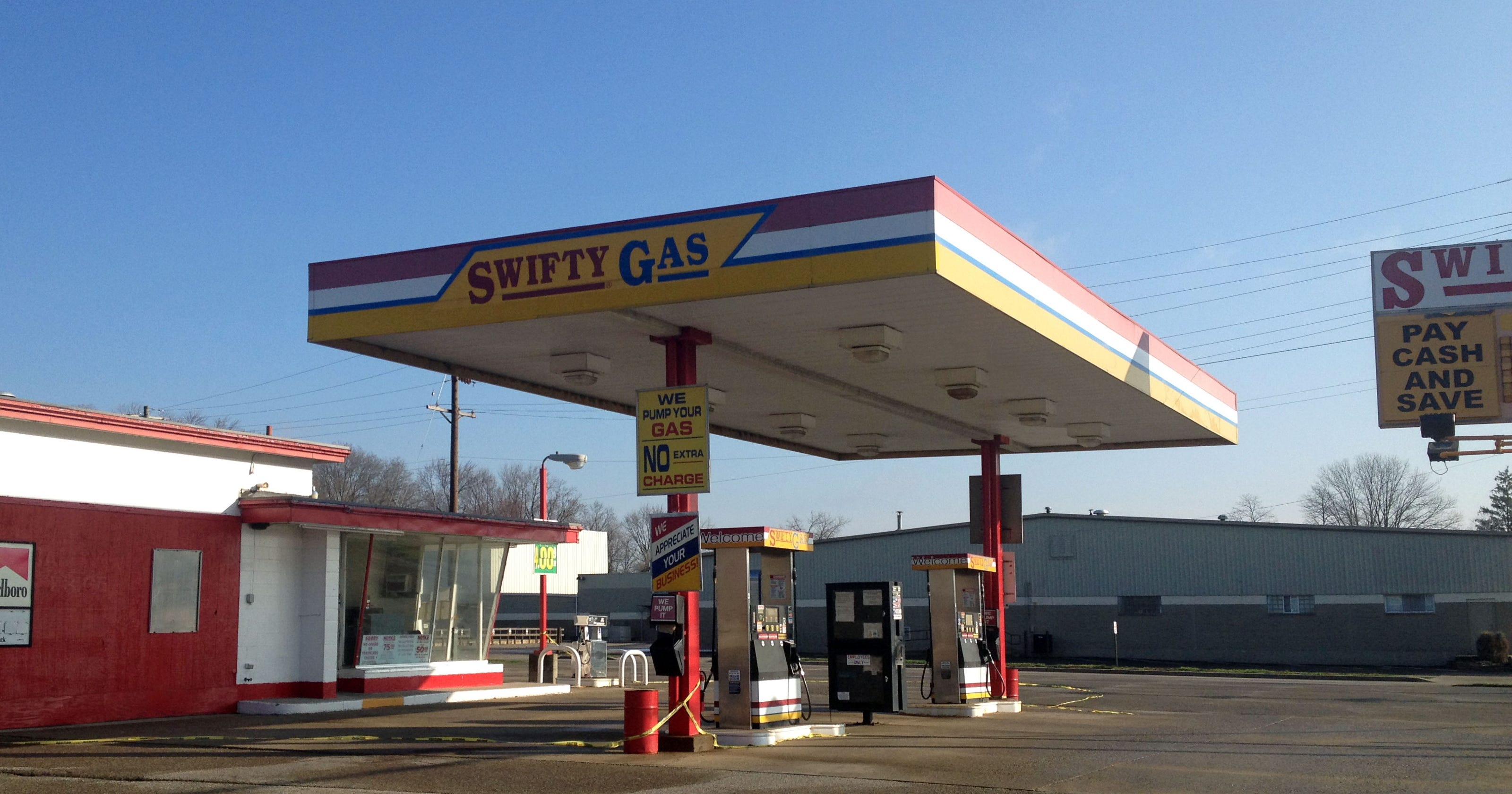Swifty Shutters Area Gas Stations