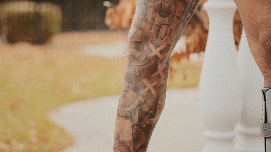 Beckham Jr Unveils Incredibly Detailed Tattoo