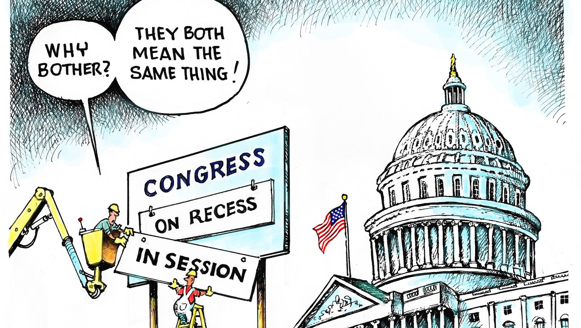 Cartoon Congress In Session   636088394467305149 CLR Cartoon 0908 