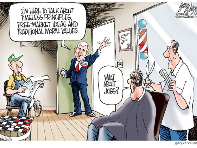 Gary Varvel S Cartoons On Mike Pence