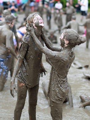 What the muck! Kids get down and dirty at annual Mud Day