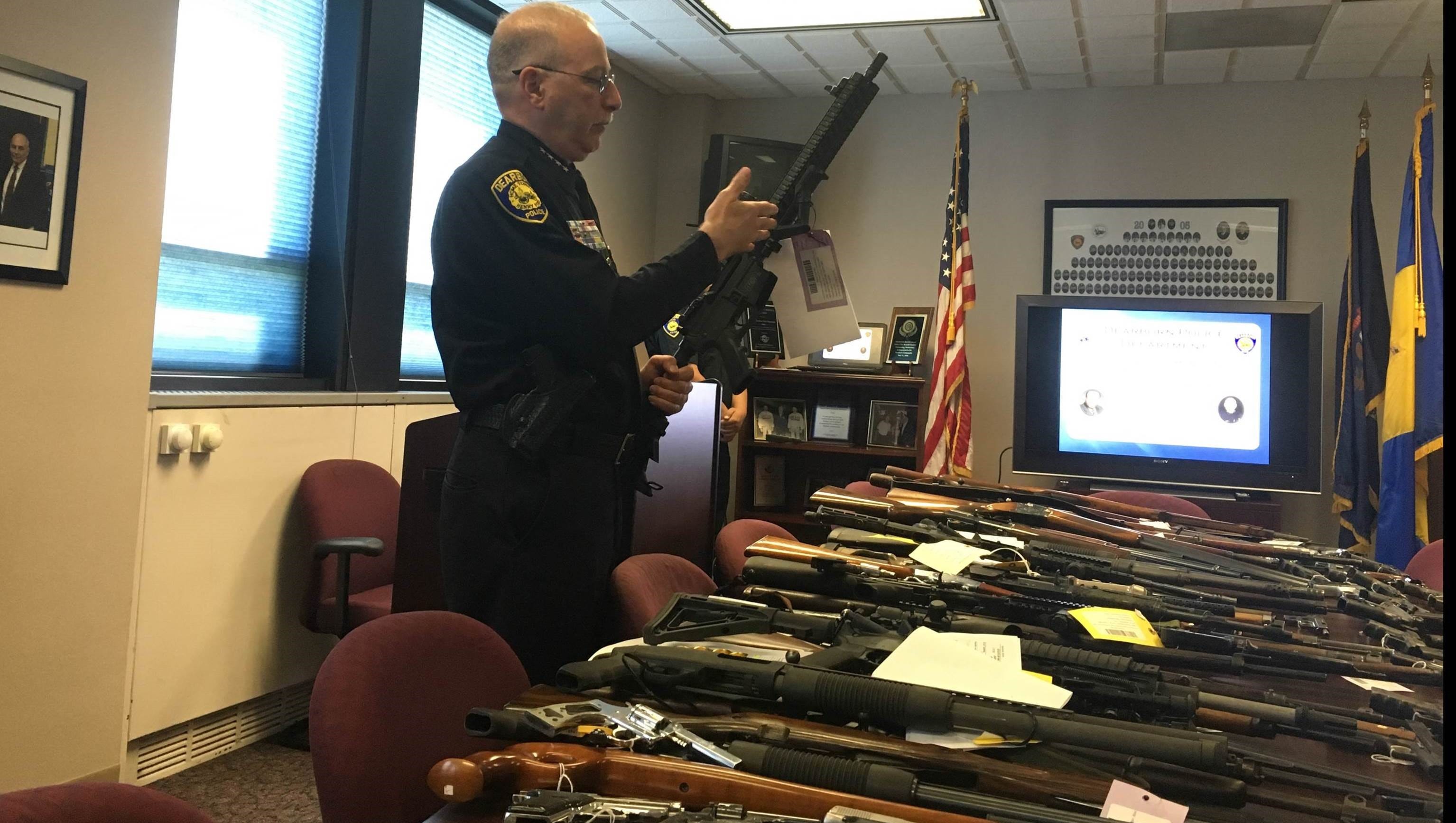 Dearborn police chief calls for tough gun