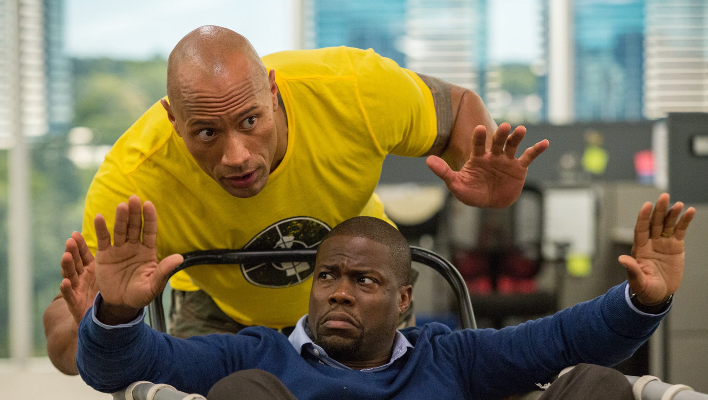 The Rock And Kevin Hart Play Nice In Central Intelligence Trailer