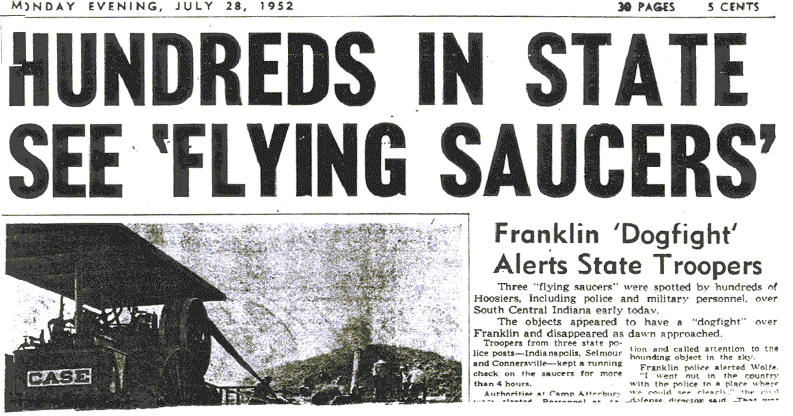 The alien invasion of 1952