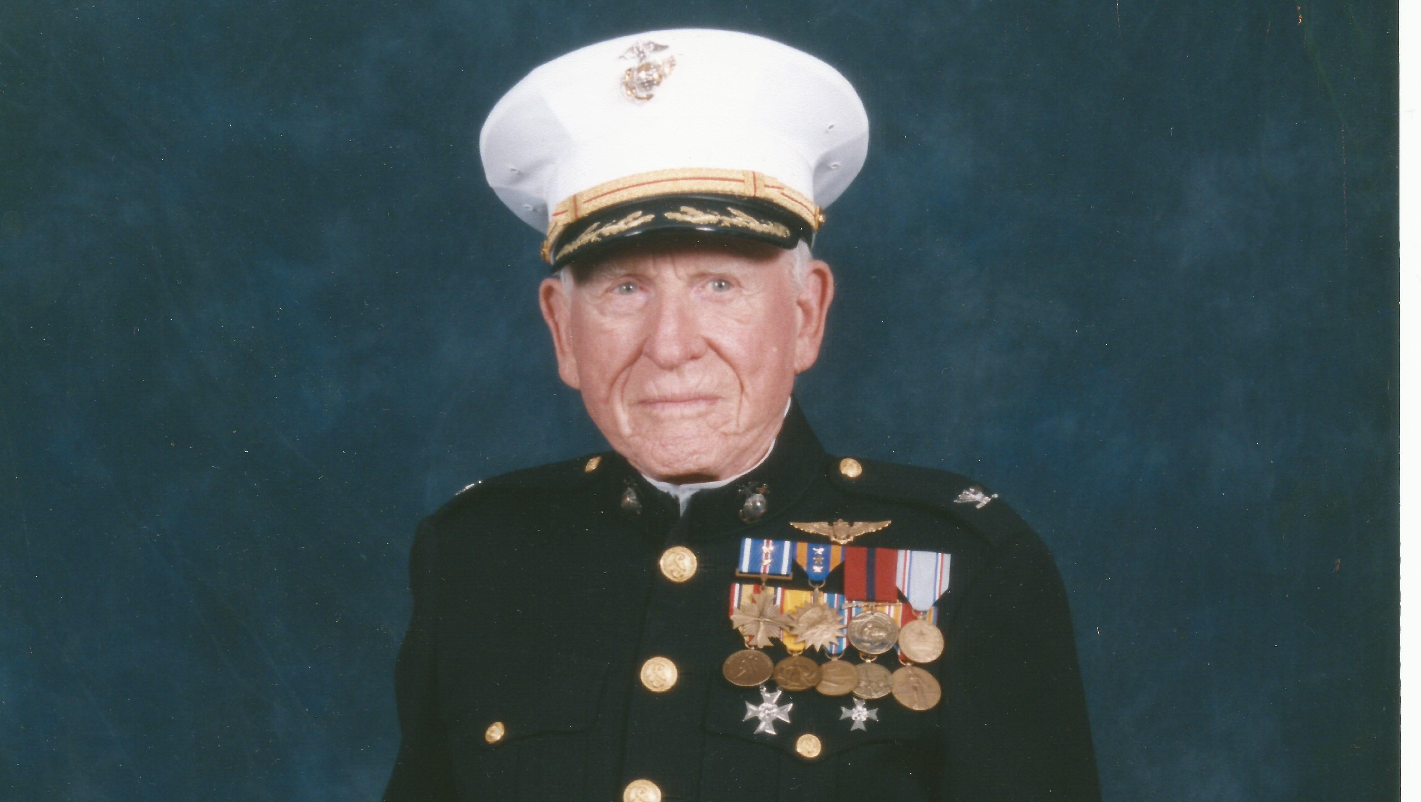 Retired Marine Colonel Celebrates 100th Birthday