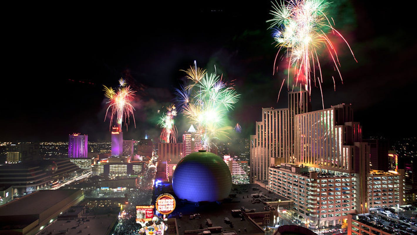 New Year's Eve fireworks return to downtown Reno