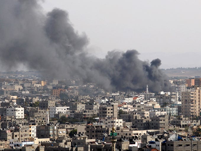 Attacks Pound Gaza And Israel