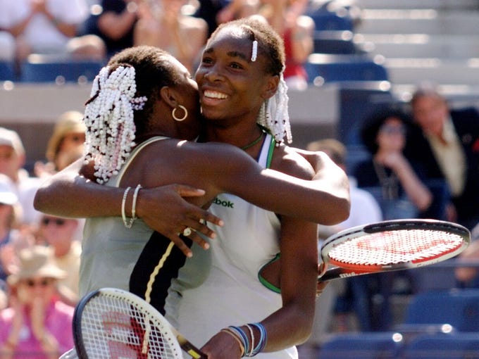 Venus and Serena Williams through the years