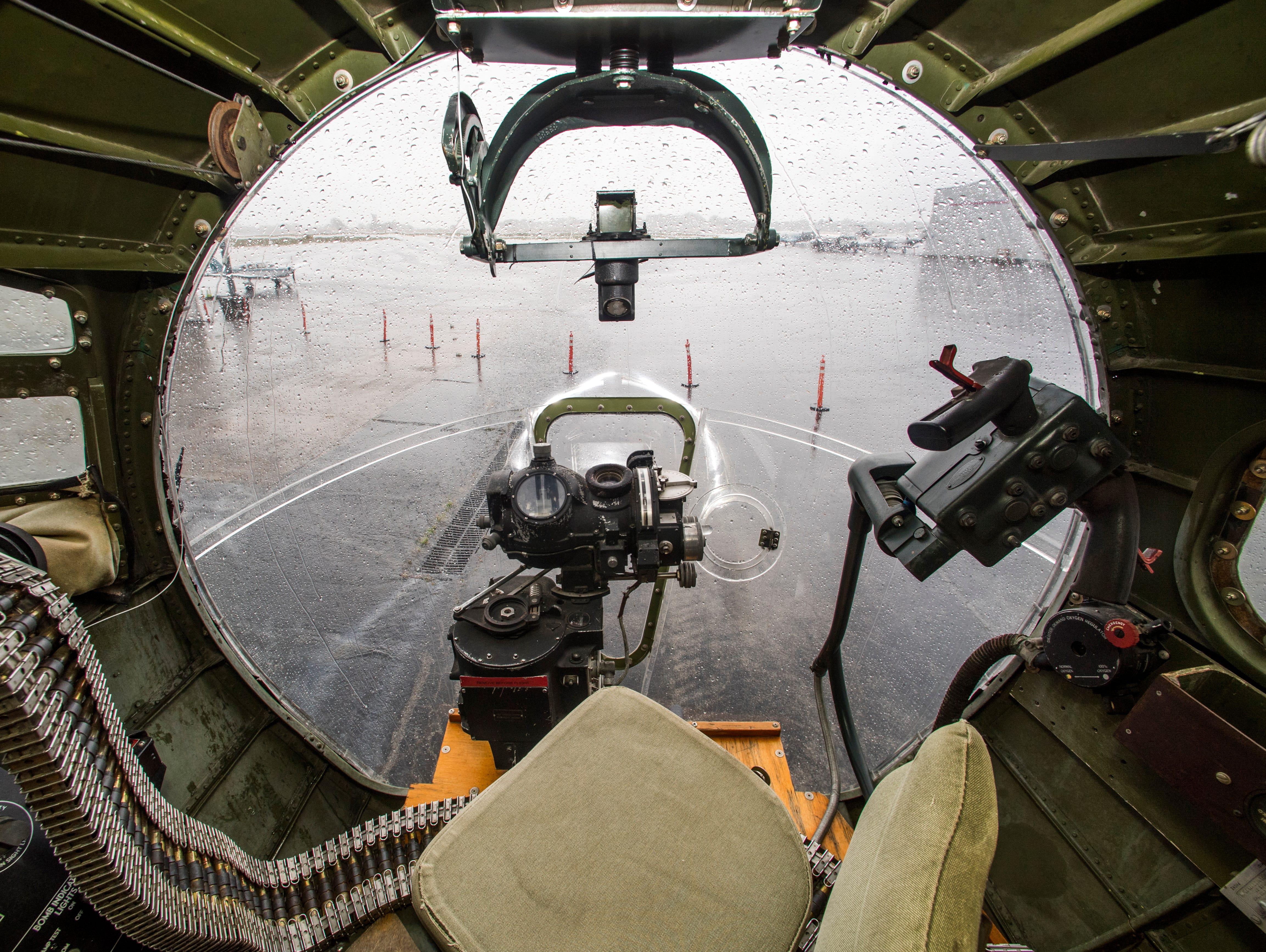 B-17 Flying Fortress, A World War II Bomber Plane Is In Knoxville