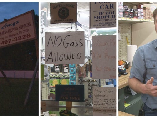 Tennessee Hardware Store Puts Up No Gays Allowed Sign
