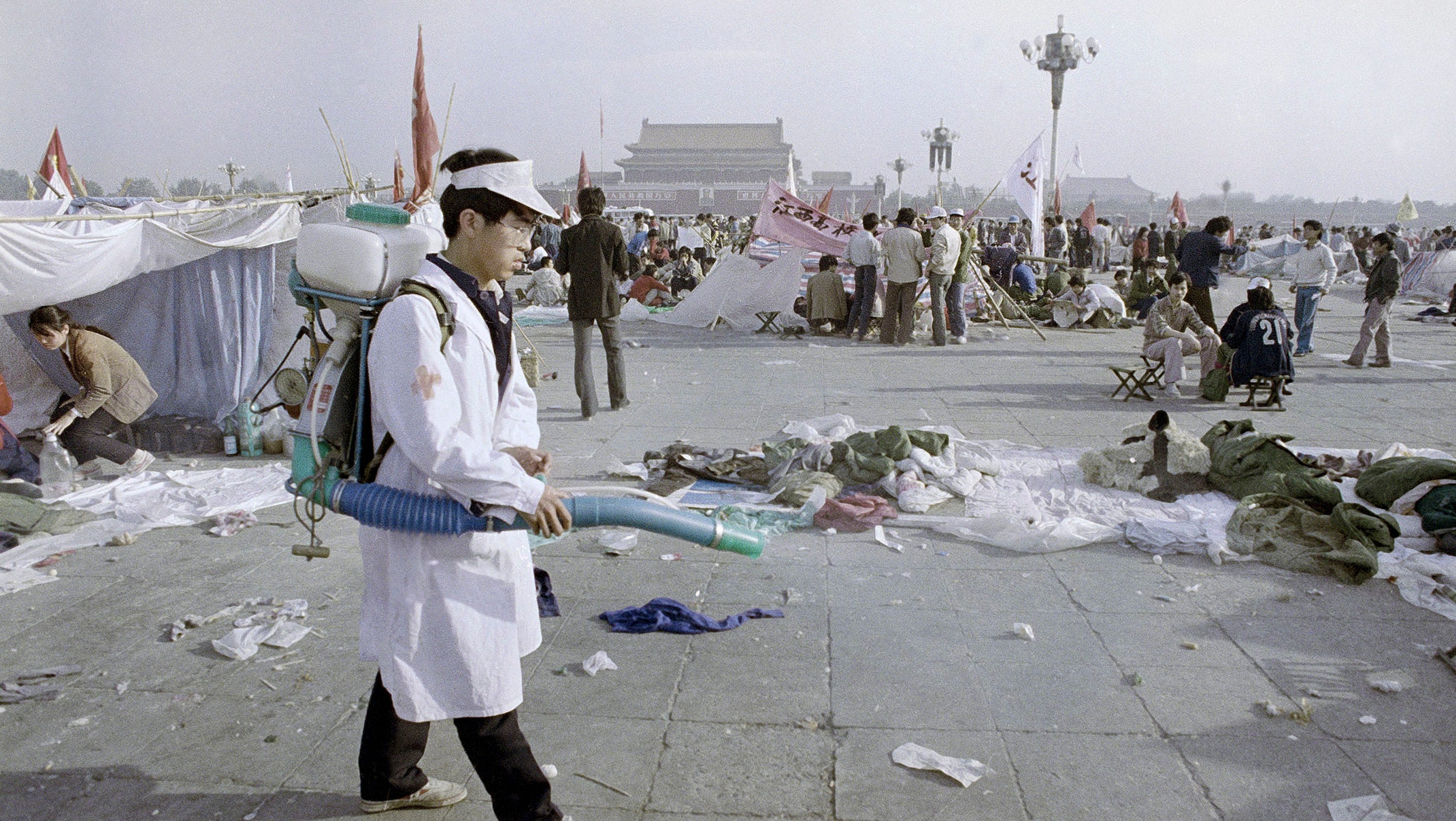 1989 tiananmen square video