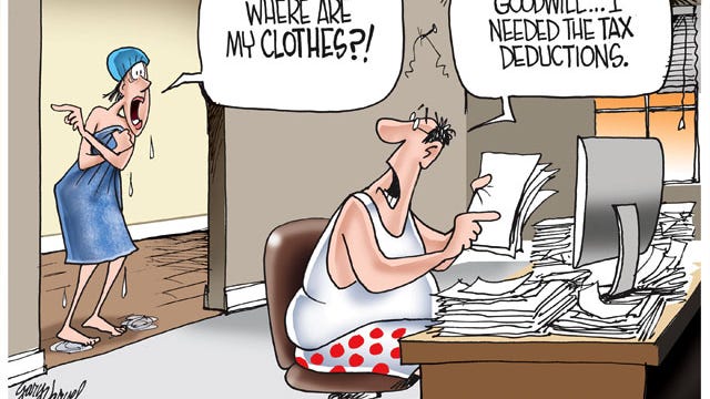 Cartoonist Gary Varvel The Income Tax Deadline   041514 