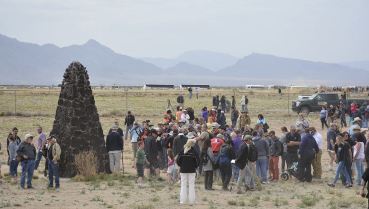 Trinity Site tour gives glimpse at creation of worlds first atomic bomb