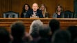 Sen. Lamar Alexander, R-Tenn., speaks to a panel of