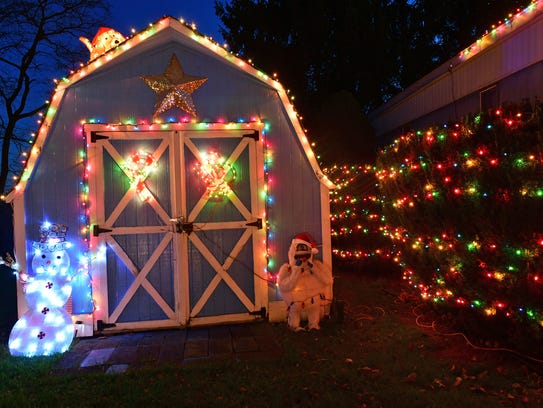 Patty and Larry Mack are into extreme Christmas decorating