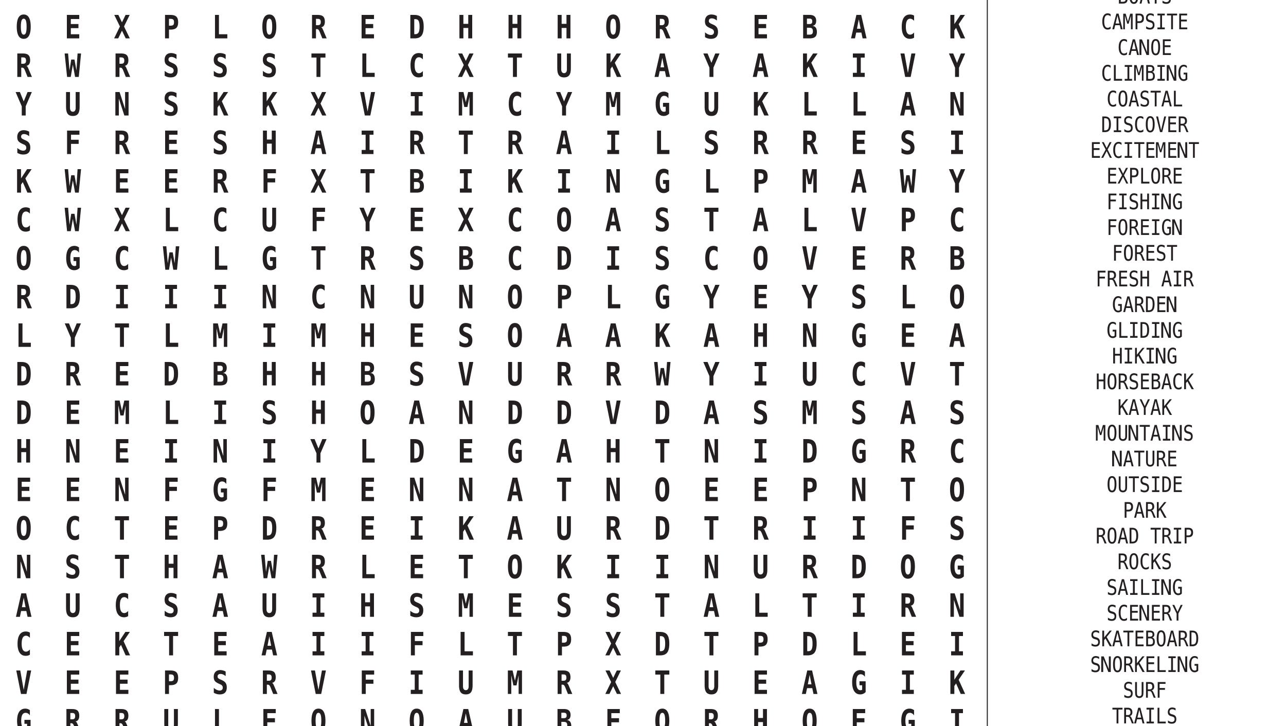 free Word Search - Word Puzzle Game, Find Hidden Words