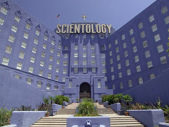 The Church of Scientology building in Hollywood, shown