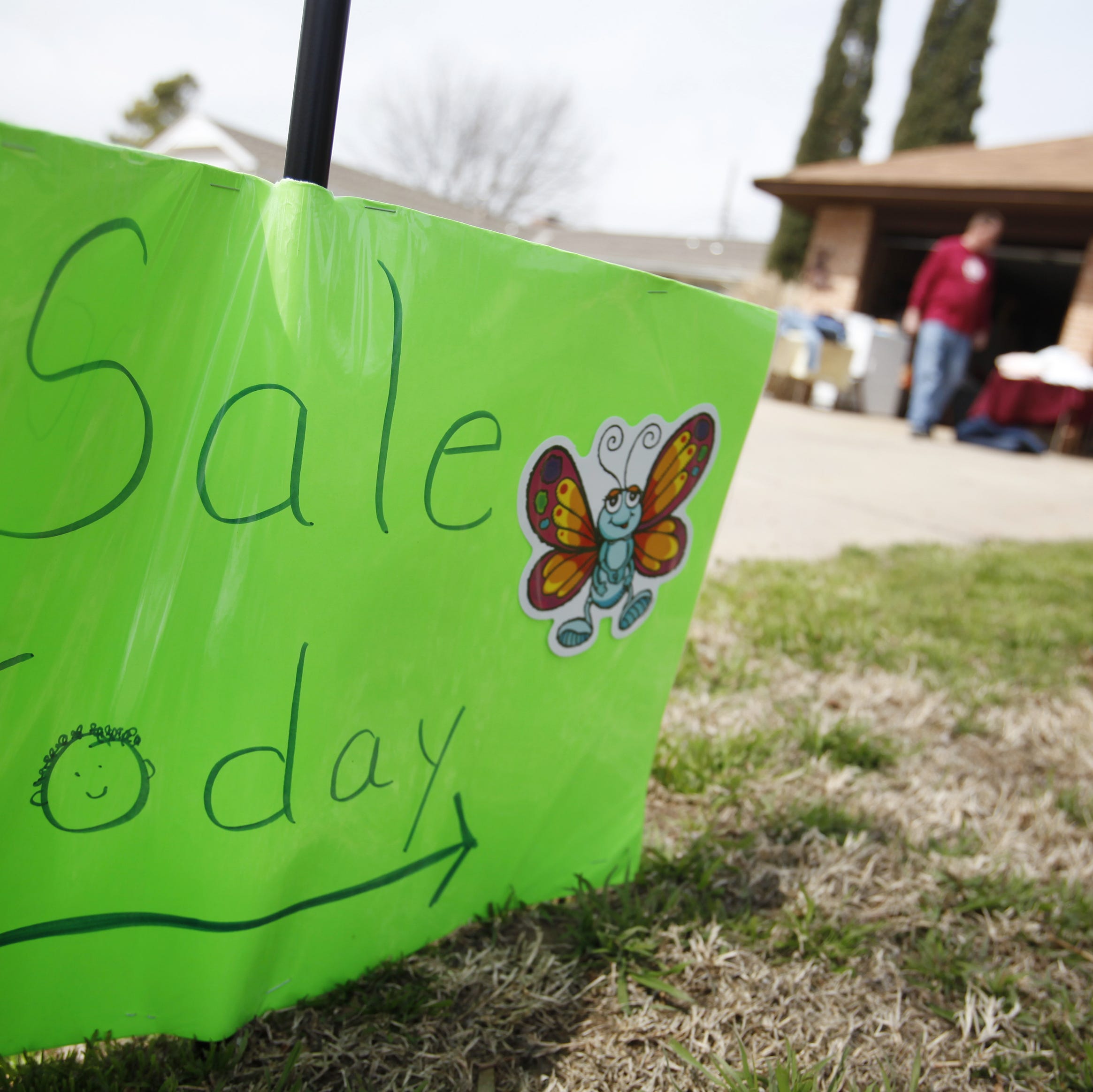 Garage sale at 5013 NW 60th Friday, March 19, 2010. Photo by Jaconna Aguirre, The Oklahoman