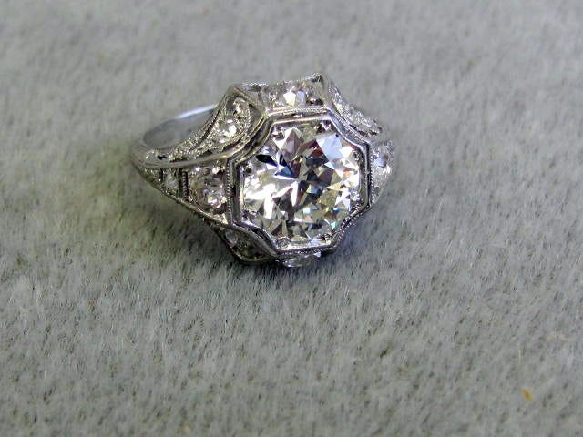 17k diamond ring