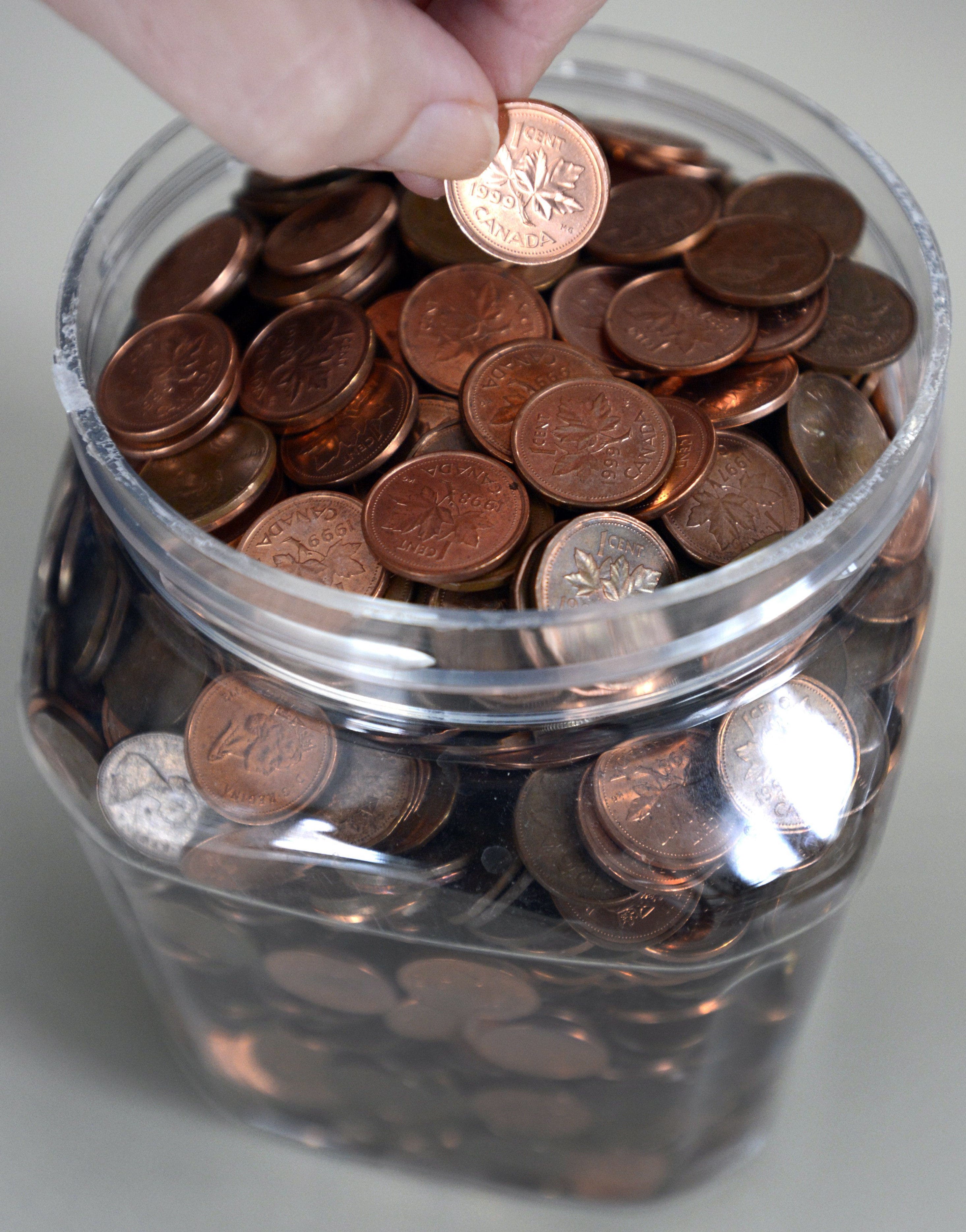 jar of one penny