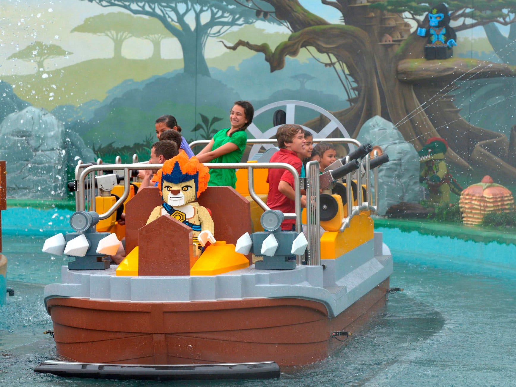 World of Chima: Kids Frolic in Legoland's Latest Attraction